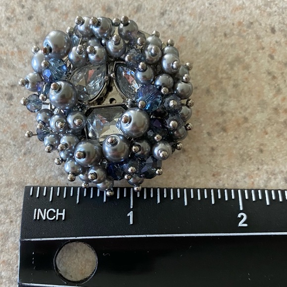 Beaded and Bejeweled Pin - Picture 3 of 3